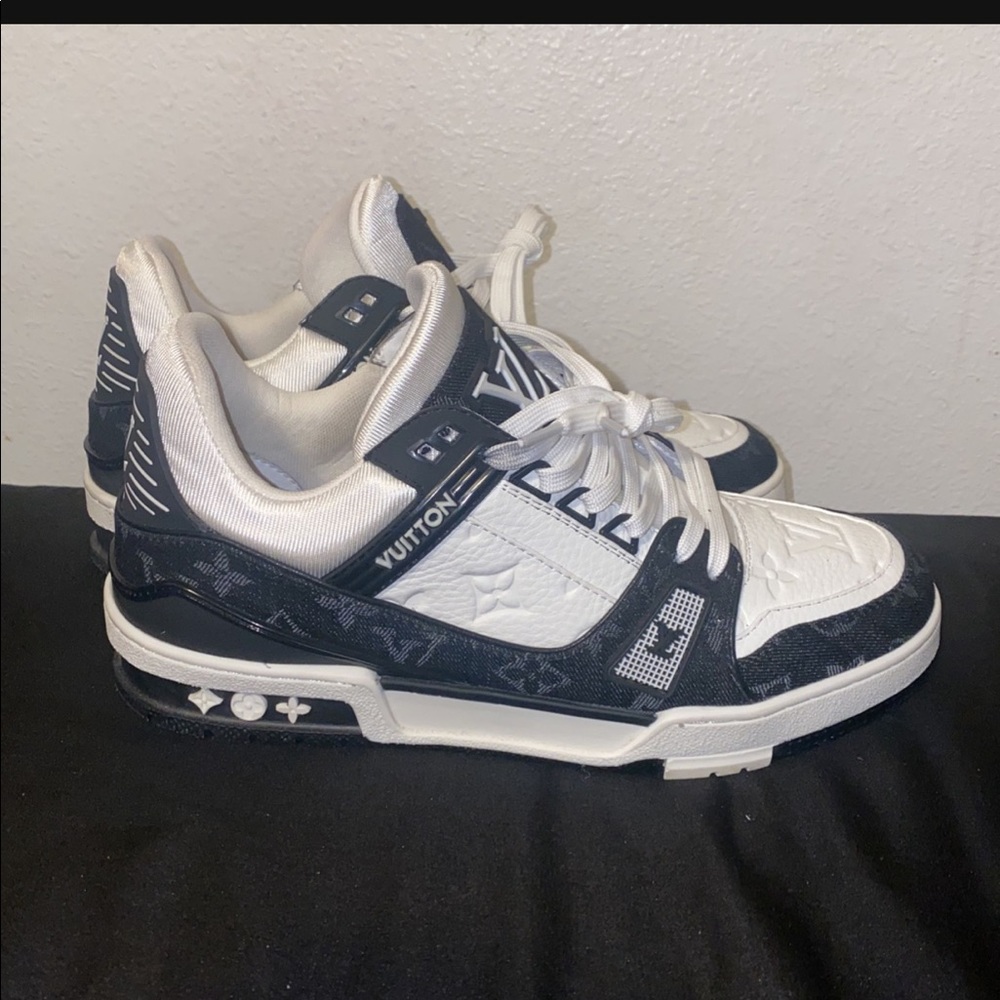 Louis Vuitton Trainer Sneakers, Size 8, worn once